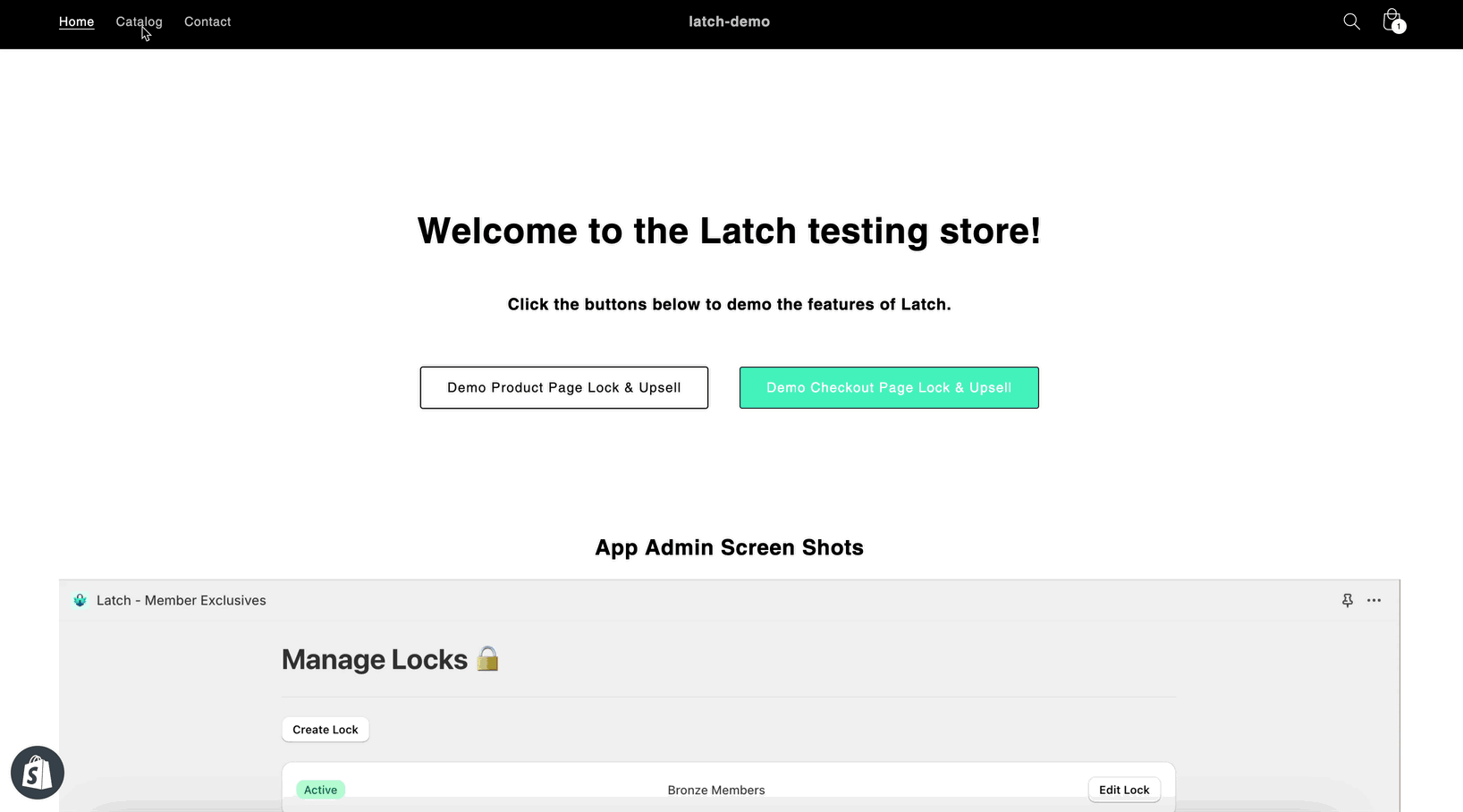 Latch demo