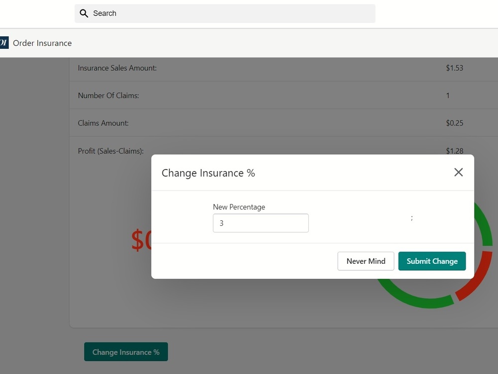 Order Insurance screenshot 3