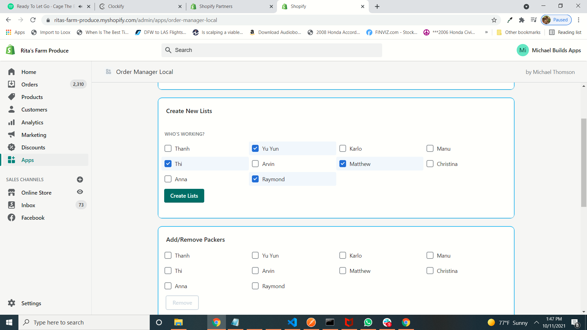 Order Manager screenshot 3
